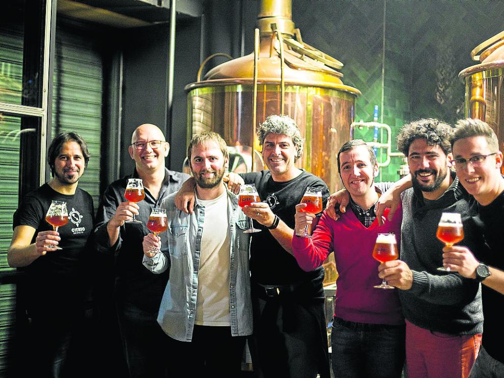 Sergio Ruiz, Antonio Ansón, Beto Felipe, Santiago Marco, Carlos Suárez, David Laguarda y Santiago del Rey.
