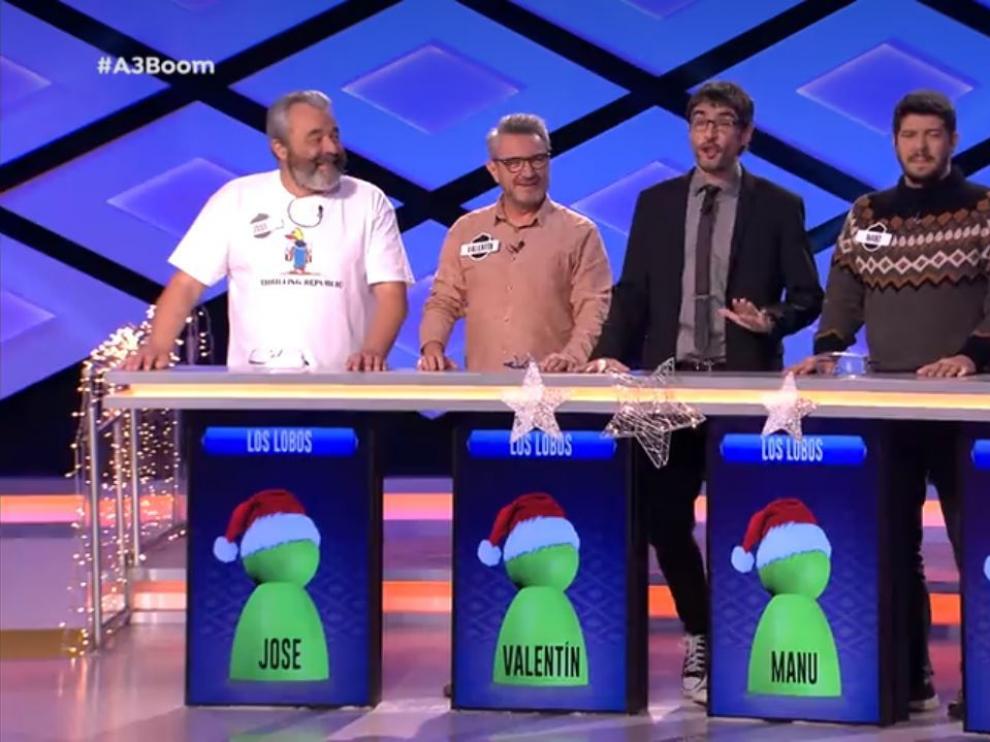 'Los Lobos' y Juanra Bonet en 'Boom'.