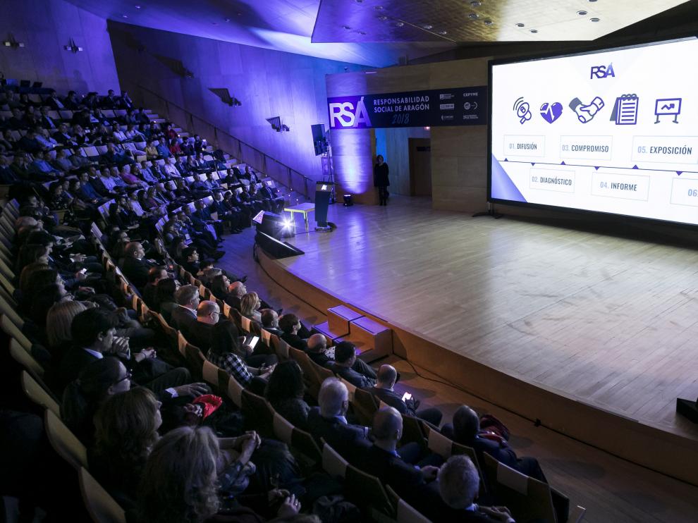 La jornada anual de RSA ha tenido lugar este martes en el Auditorio de Zaragoza.