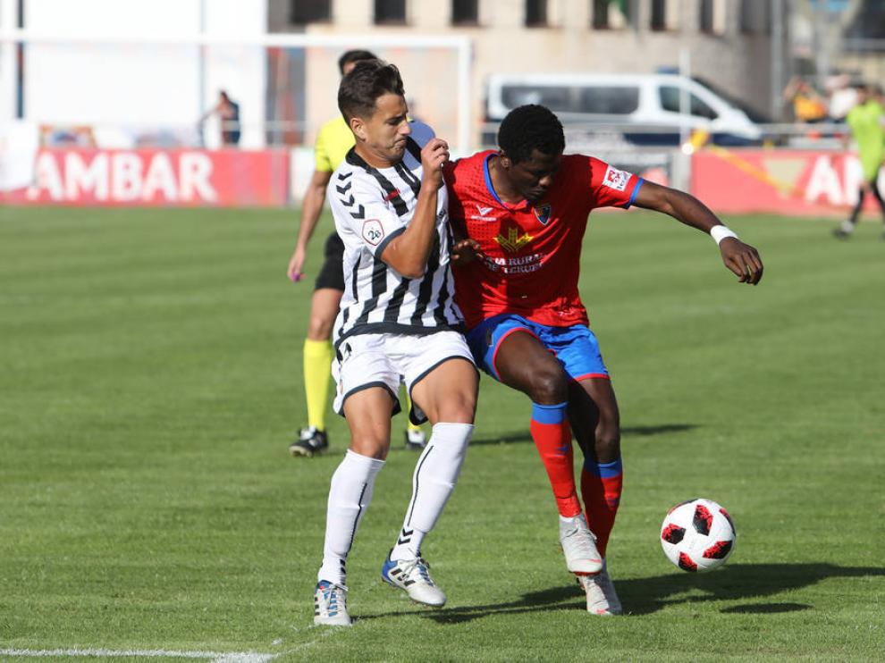 Imagen del encuentro entre el CD Teruel y el Castellón esta temporada en Pinilla.