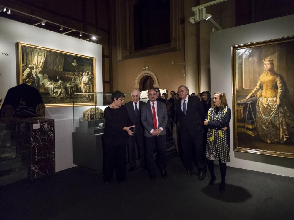 Inauguración de la exposición en el Pignatelli.