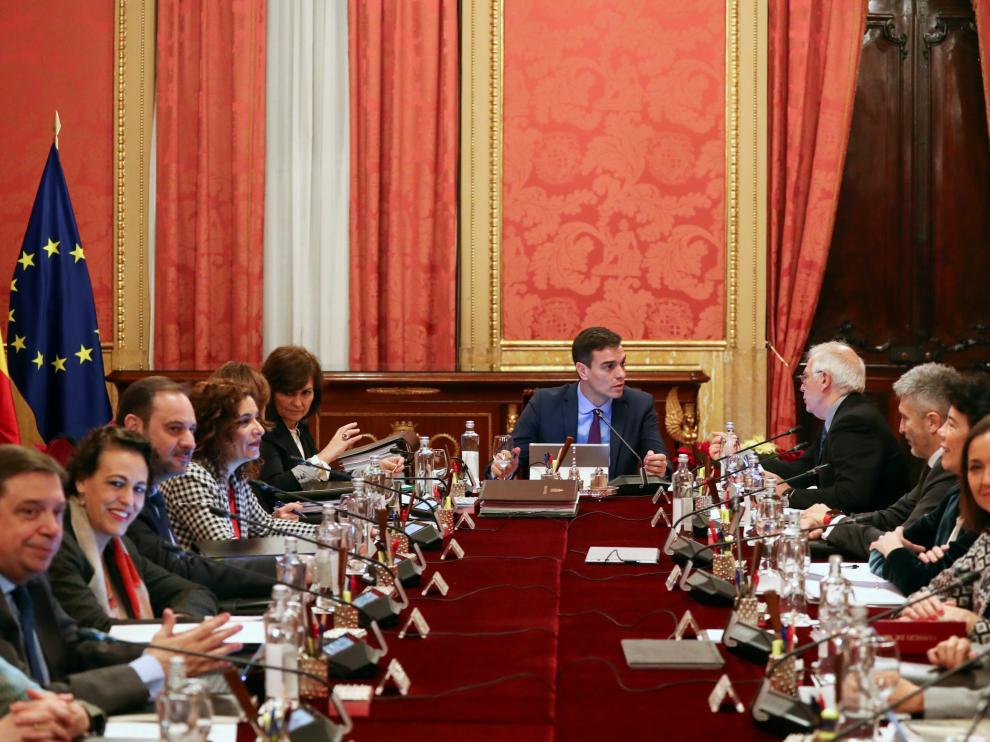 El Consejo de Ministros ha comenzado a las 10.15.