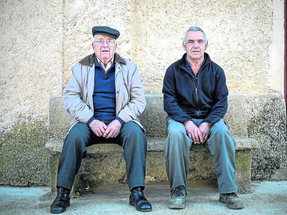 Fabián Lavilla y Benjamín Lavilla, pasado y presente de la alcaldía en Valdehorna.