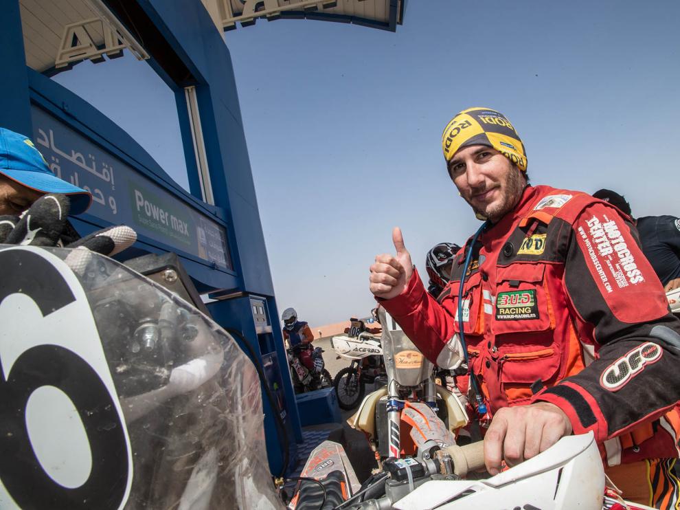 Víctor Rivera, en el Rally Marruecos celebrado en octubre