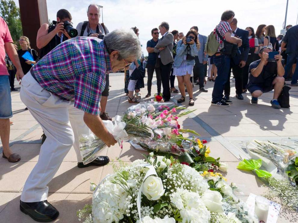 18 de agosto. Cambrils recuerda a las víctimas del atentado de 2017, donde fue asesinada la zaragozana María Suárez.