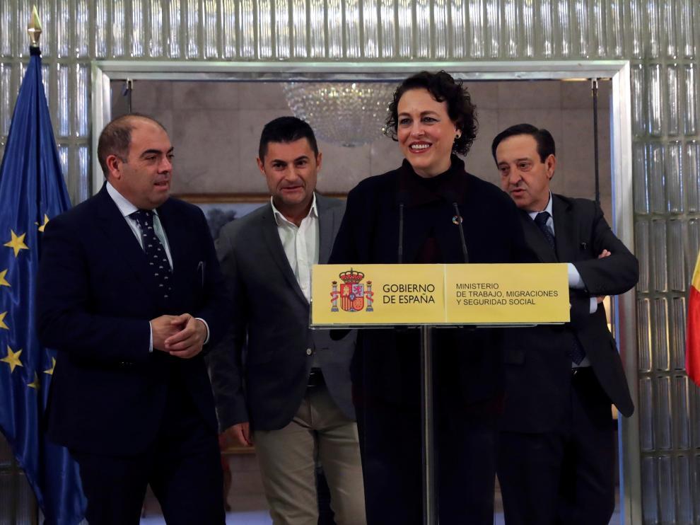 La Ministra de Trabajo, Magdalena Valerio.