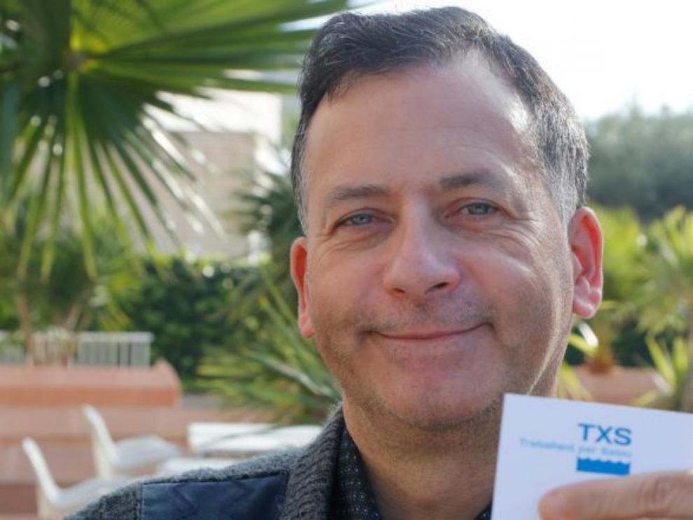 Ignacio Serrano, natural de La Almunia, busca entrar en 2019 en el Ayuntamiento de Salou.