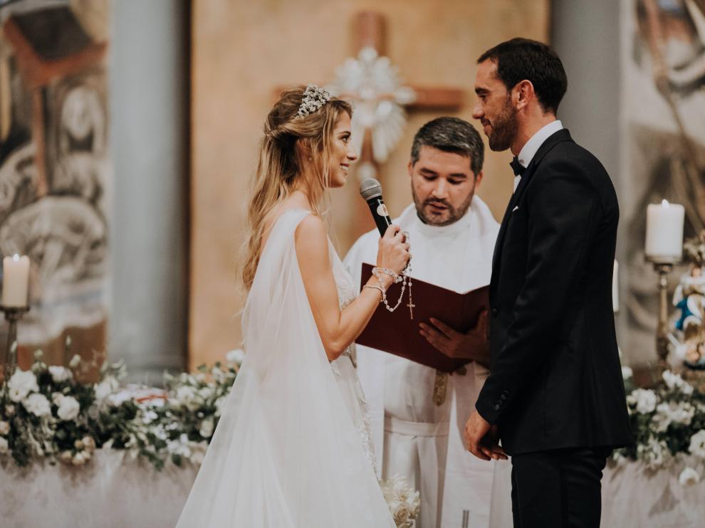 La boda de ensueño de Diego Godín y Sofía Herrera