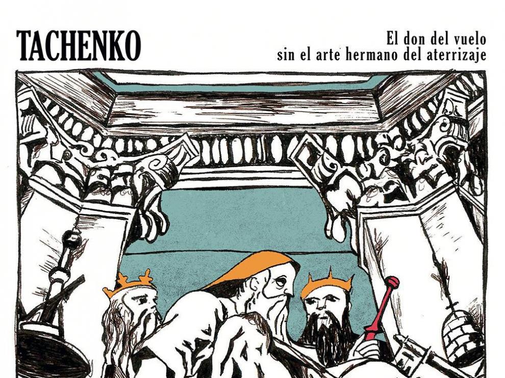 Portada del disco 'El don del vuelo sin el arte hermano del aterrizaje', de Tachenko