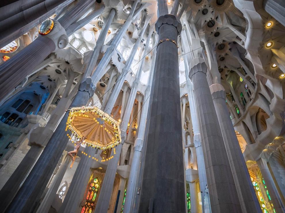 Interior de la Sagrada Familia
