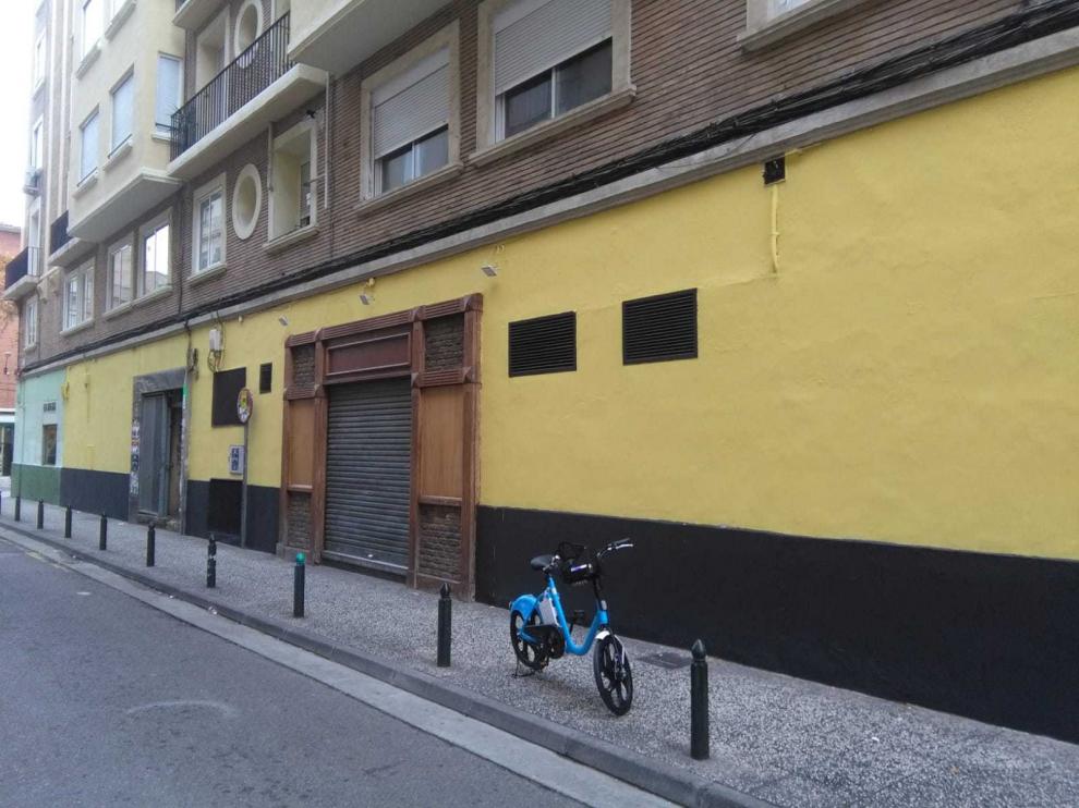 Una de las fachadas en las que se intervino para eliminar pintadas.