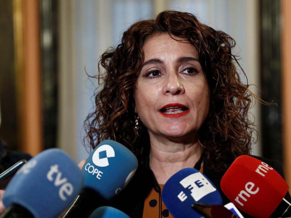 La ministra de Hacienda, María Jesús Montero.