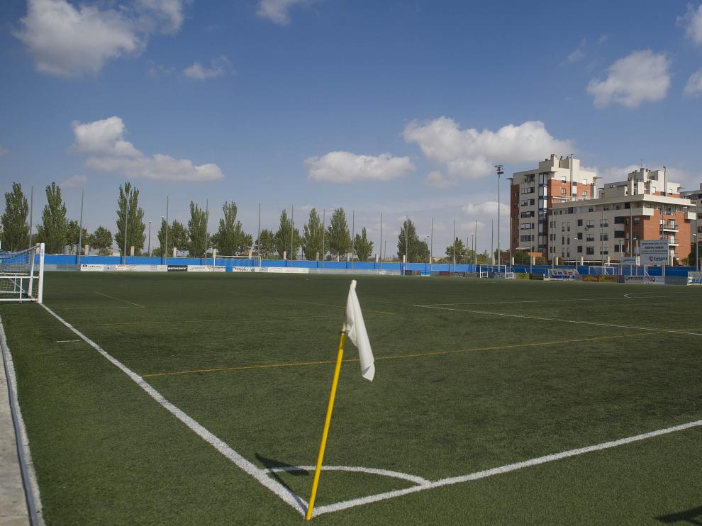 Imagen del campo de fútbol de Santa Isabel.