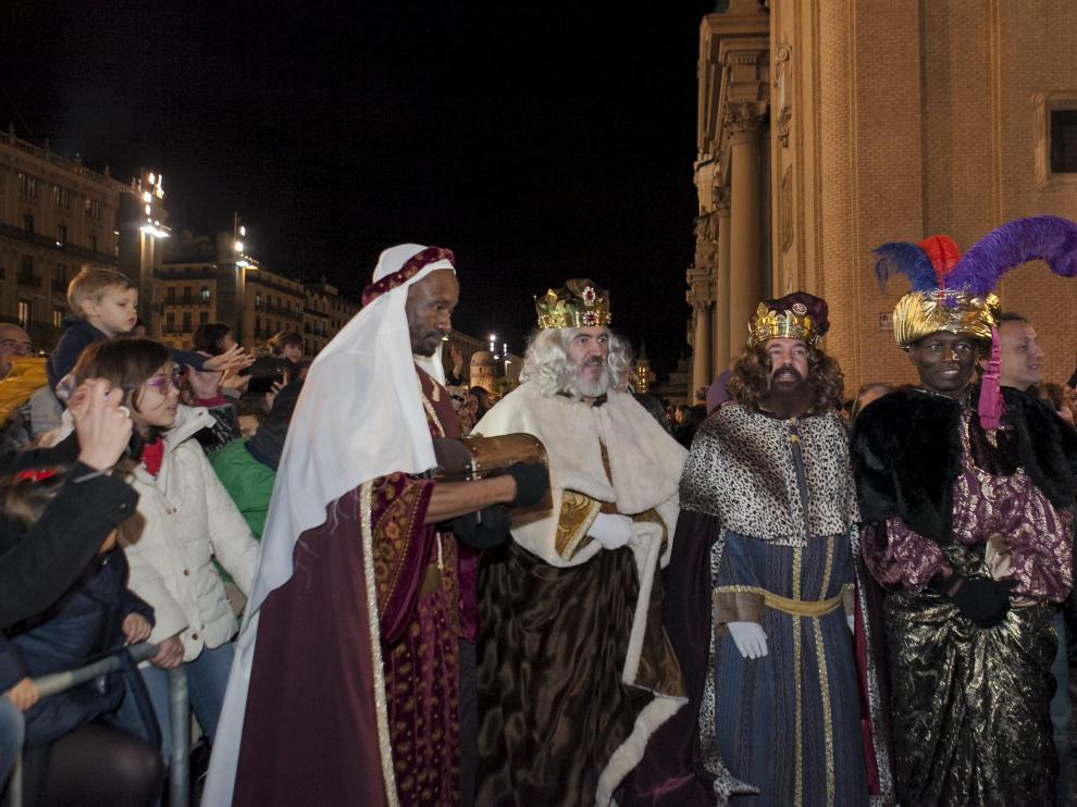 Los Reyes Magos en Zaragoza.