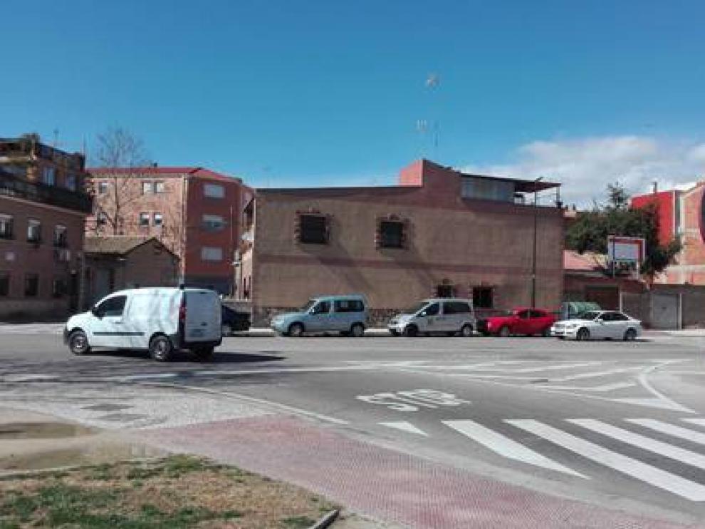 Entorno donde confluyen las calles Zafiro y Alhama de Aragón, en el barrio zaragozano de La Paz.