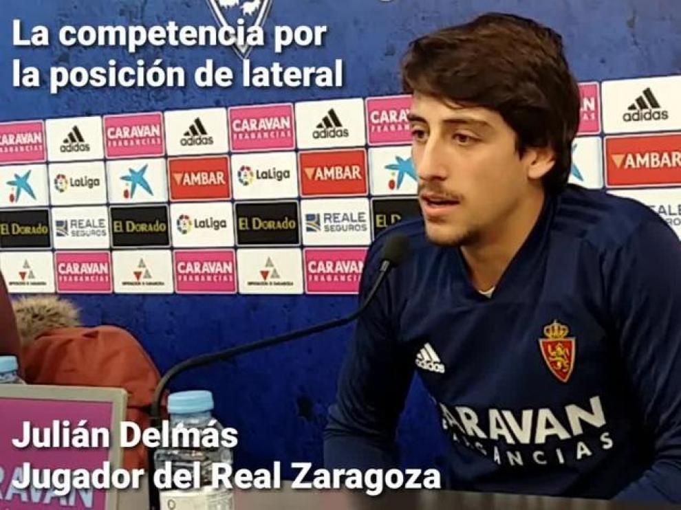 Delmás, del Real Zaragoza: "El Málaga es un gran equipo, está hecho para ascender"