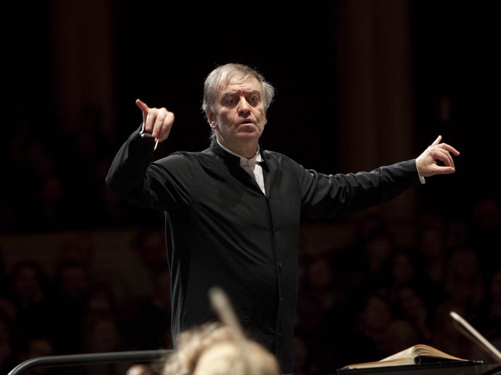 Valery Gergiev, director de la Orquesta del Teatro Mariinsky, estará en Zaragoza el 15 de marzo.
