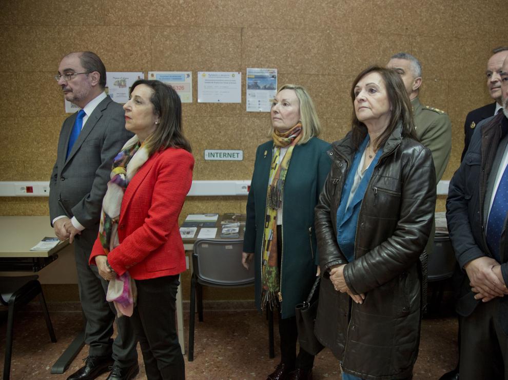 Margarita Robles este miércoles en Calatayud.