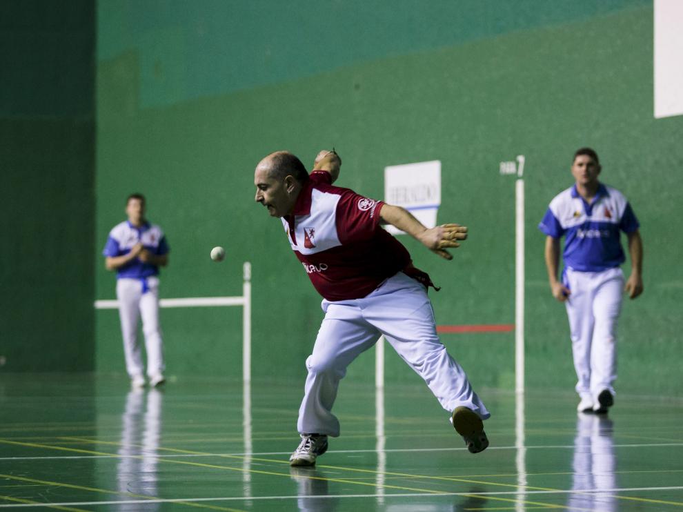 Entrenamiento del equipo de pelota mano del Stadium Venecia