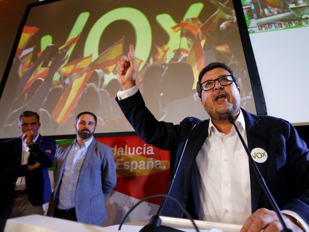 El líder de Vox en Andalucía, Francisco Serrano.