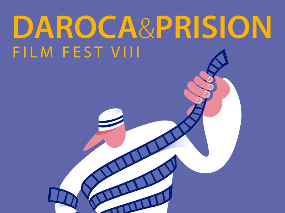 Cartel de la octava edición del Festival de Cine de Daroca.