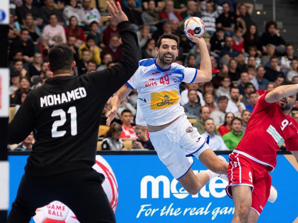 Mundial Masculino de Balonmano entre España y Baréin.