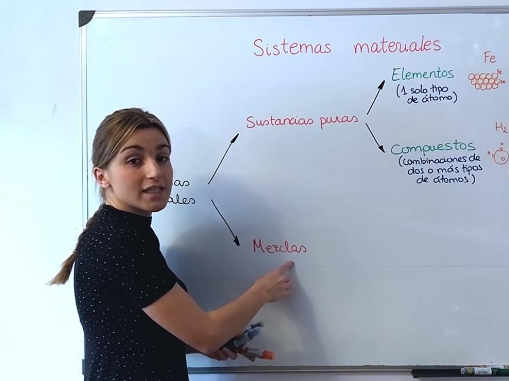 Marta Vitores, 'youtuber' zaragozana, tiene el canal 'Amigos de la química'.