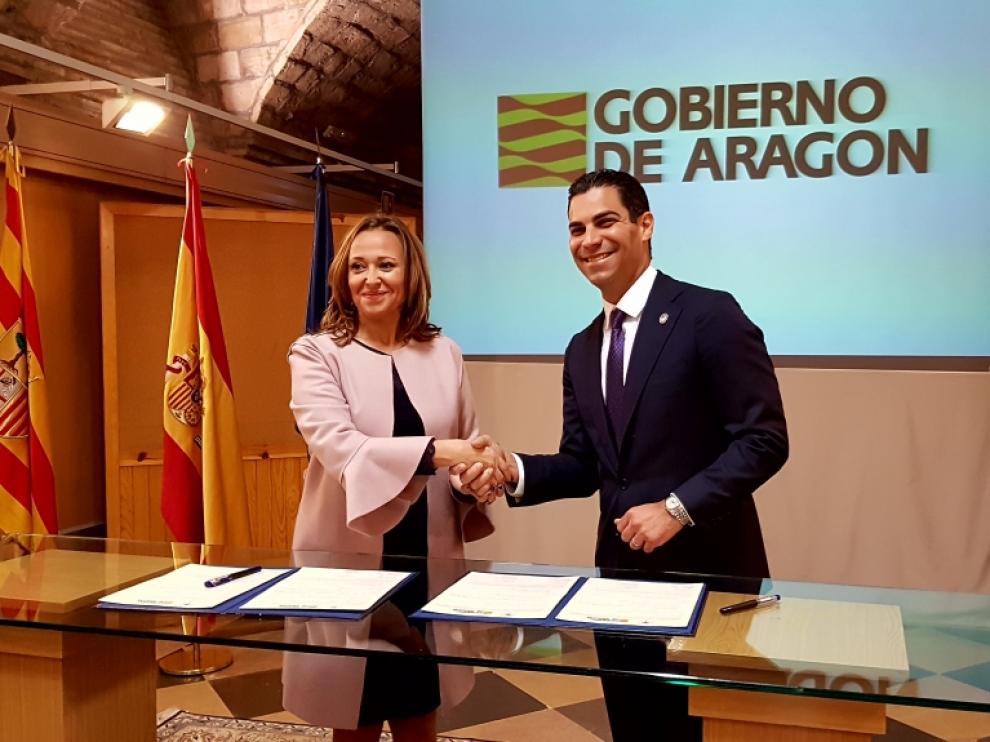 Aragón y Miami firman un acuerdo para estrechar lazos de amistad