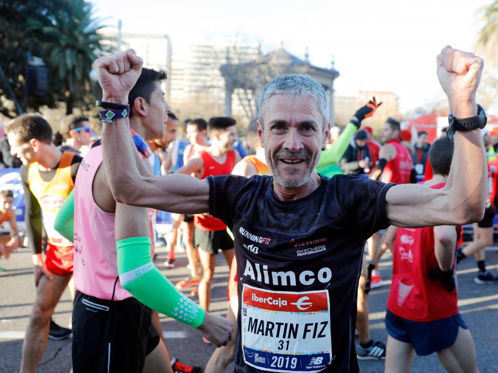 Martín Fiz logra el récord del mundo de 10K de mayores de 55 años.