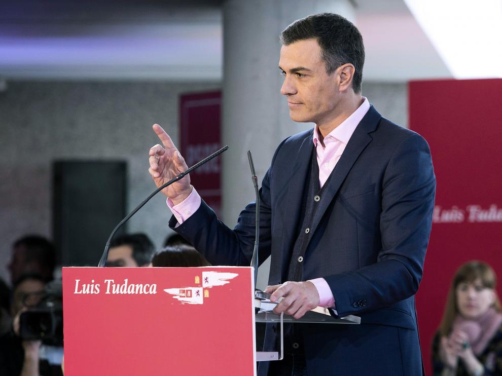 El presidente del Gobierno, Pedro Sánchez