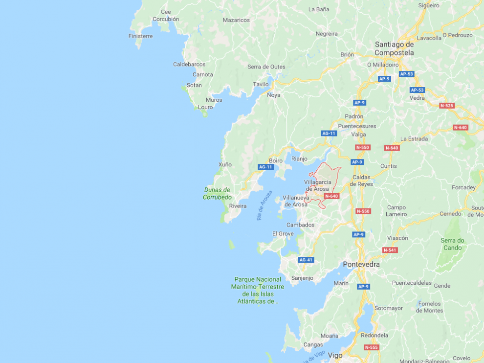 El suceso ha tenido lugar en Vilagarcía de Arousa