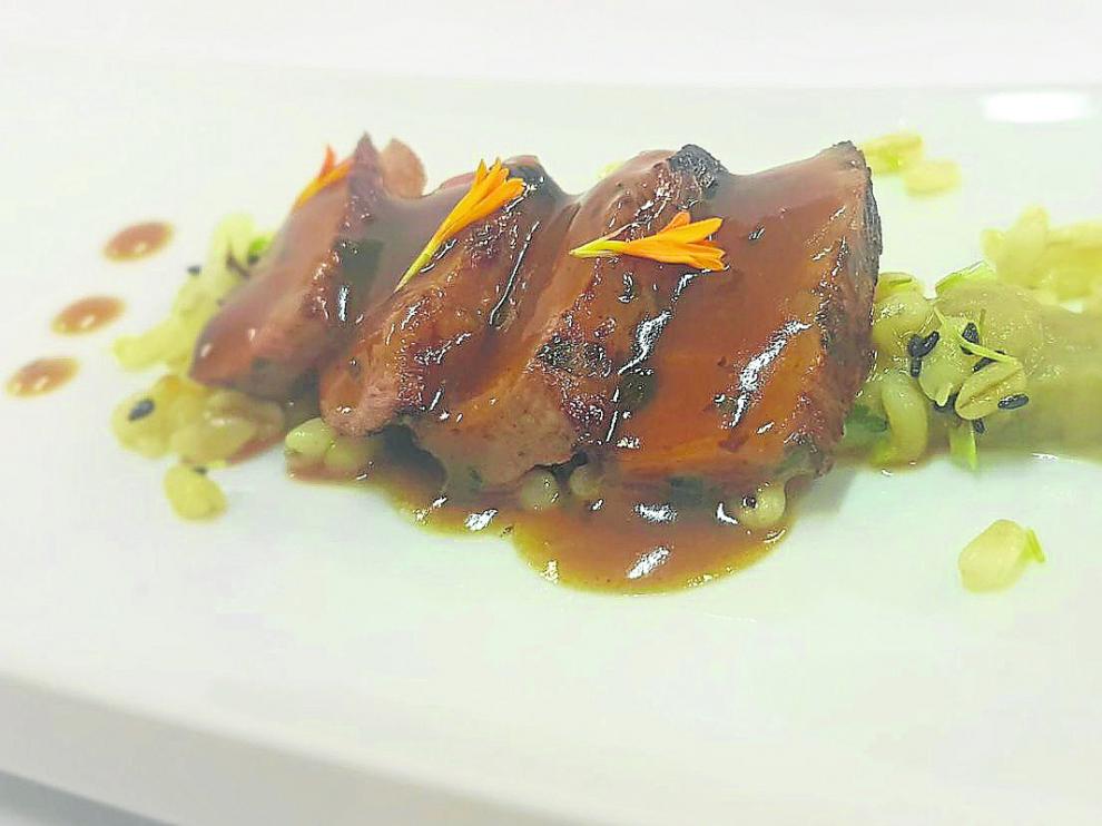 Turnedó de ternasco con dátiles y aromas del zoco.