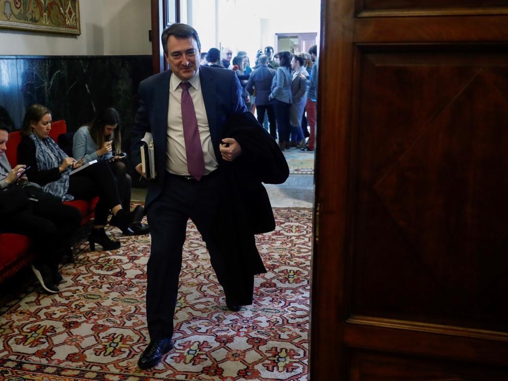 El portavoz del PNV en el Congreso, Aitor Esteban.