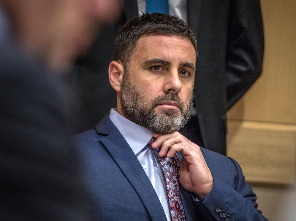 El hispano-estadounidense Pablo Ibar comparece este jueves ante el tribunal.
