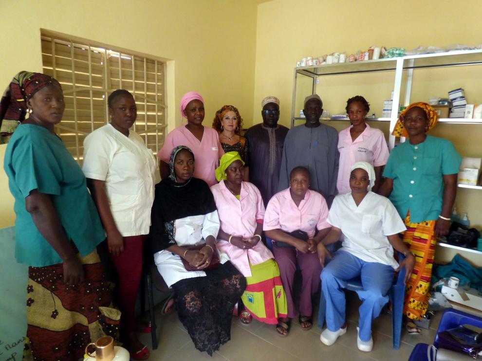 Uno de los centros de salud ya puestos en marcha en Senegal