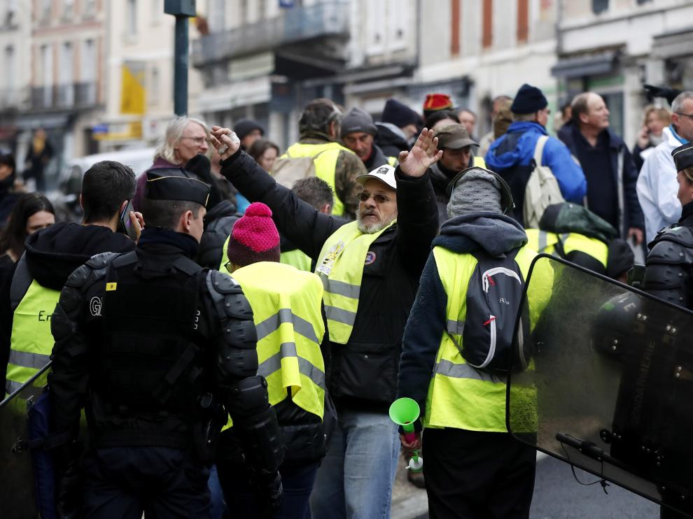 Las protestas de los "chalecos amarillos" en Francia pierden fuelle