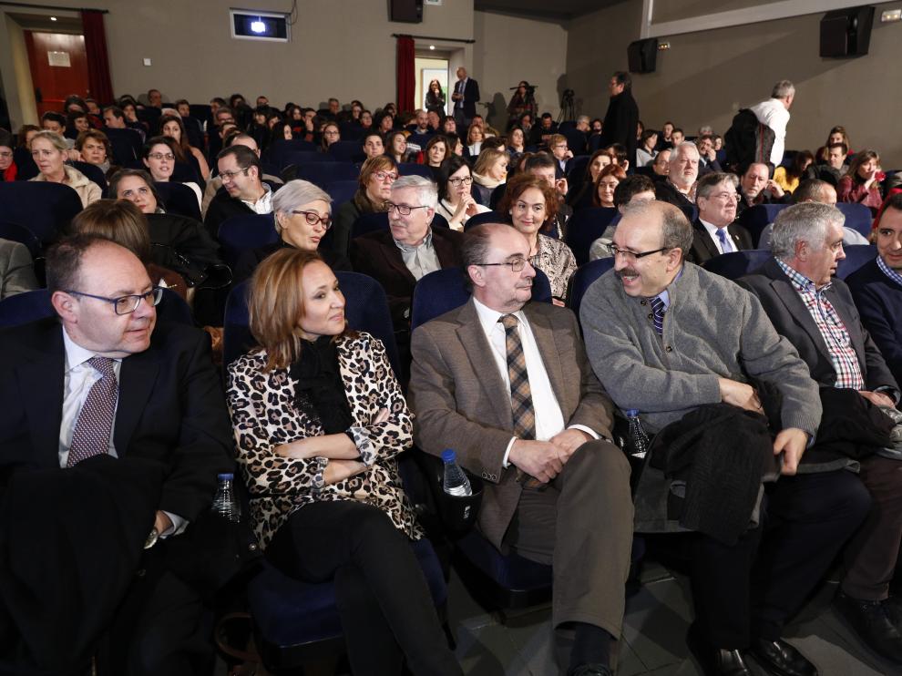 Javier Lambán en la primera Jornada de Participación de la Comunidad Educativa en el Medio Rural en Calamocha.