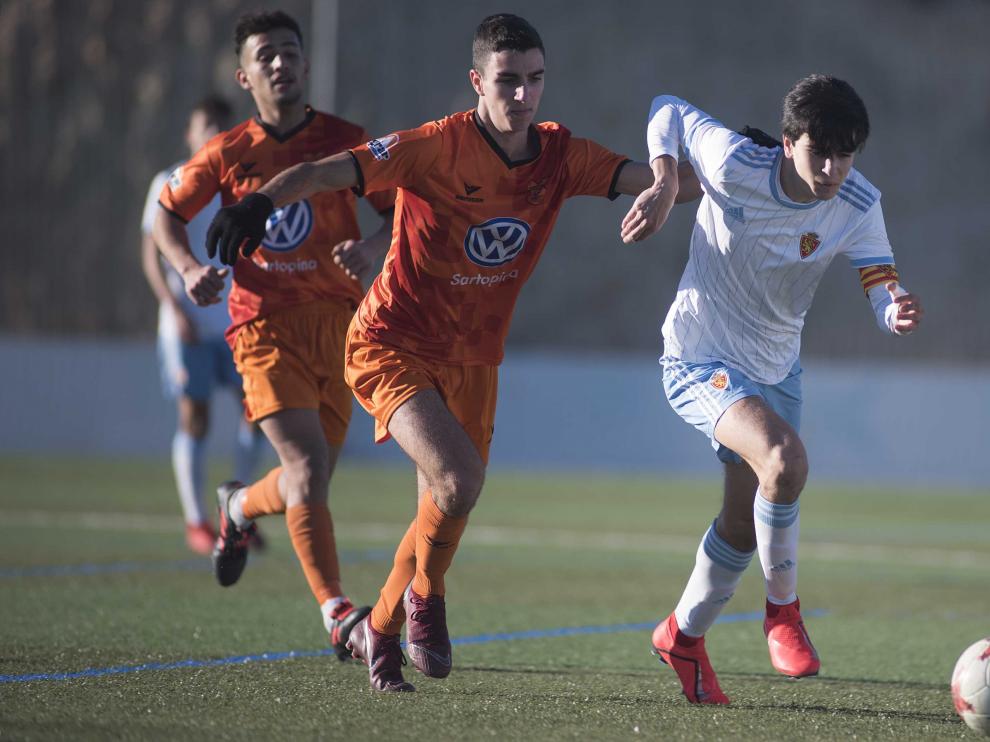 Imagen de archivo de un encuentro previo del Real Zaragoza Juvenil