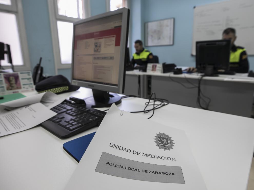La nueva Unidad de Mediación se ha instalado en el cuartel de Palafox
