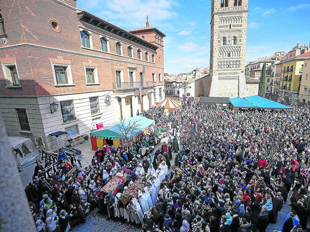 La escena final de Las Bodas de Isabel de Segura se celebrará en la plaza del Seminario de Teruel