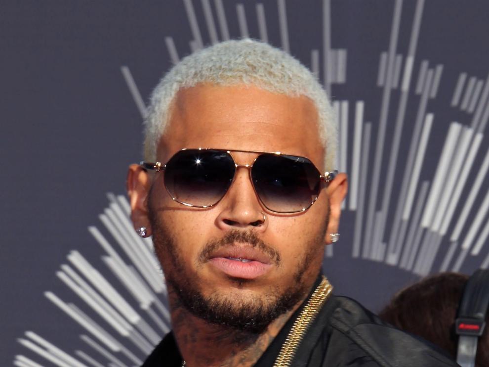 El rapero estadounidense Chris Brown.