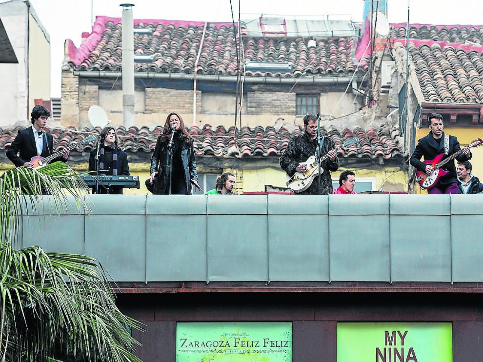 Imagen de un concierto tributo a los Beatles en Las Armas.
