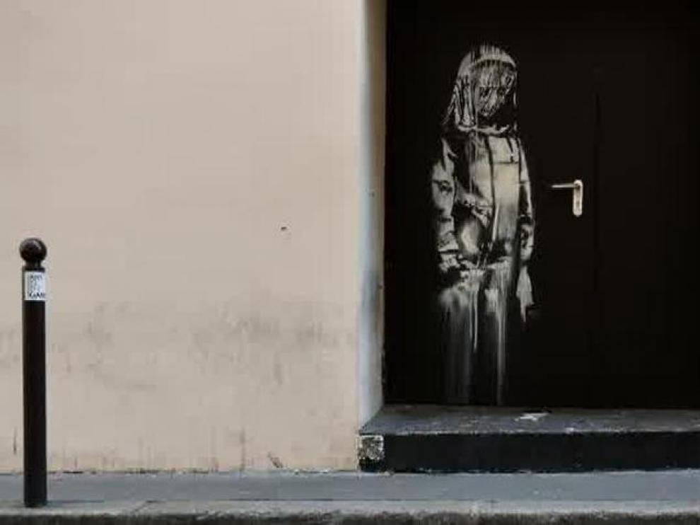 Roban el 'Banksy' de la sala Bataclan de París