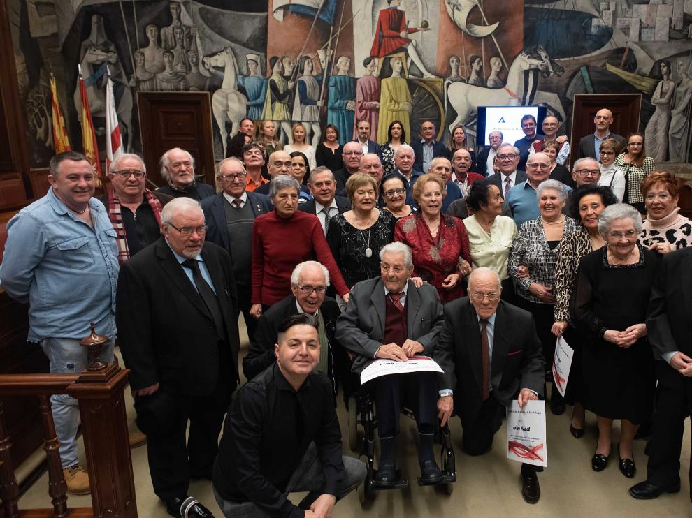 Acto de entrega de los diplomas de Académicos de Honor de la Academia de las Artes del Folclore y la Jota de Aragón