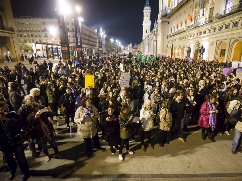Masiva manifestación del pasado 8 de marzo en Zaragoza