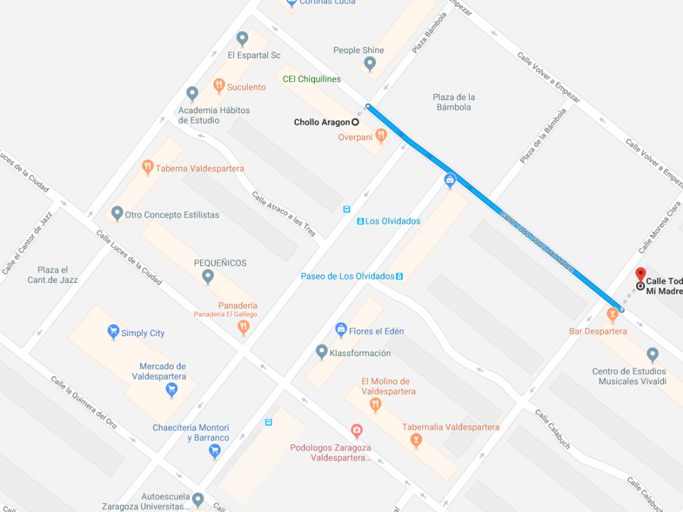 El primer corte se producirá a partir de las 8.00, entre los números 7 y 16 de la calle de Todo sobre mi madre.