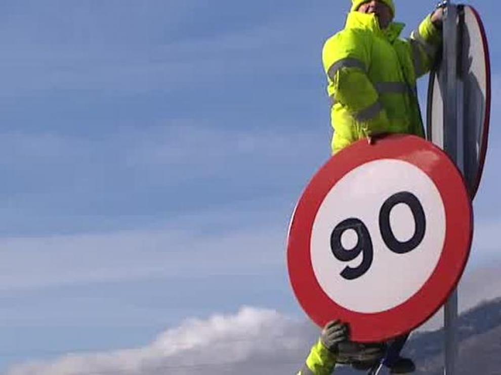 La velocidad en las carreteras secundarias se reduce a 90 Kilómetros por hora