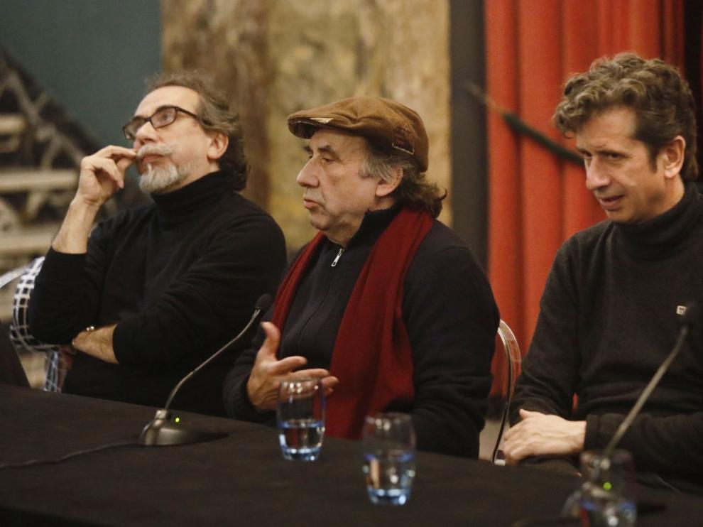 Presentación en el Teatro Principal de Zaragoza del último montaje de La Zaranda, con Gabino Diego.