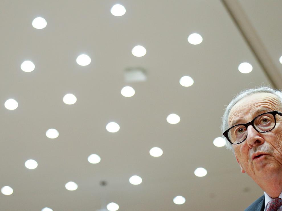 El presidente de la Comisión Europea, Jean.Claude Juncker, este miércoles.