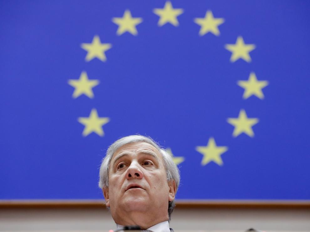 Antonio Tajani, presidente del Parlamento Europeo.